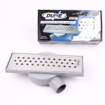Caniveau de Douche 30x10 cm en Acier Inoxydable – Évacuation Efficace | DUNE DP-301