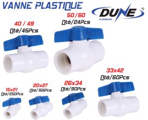 VANNE PLASTIQUE